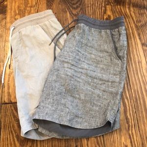 Athleta linen shorts